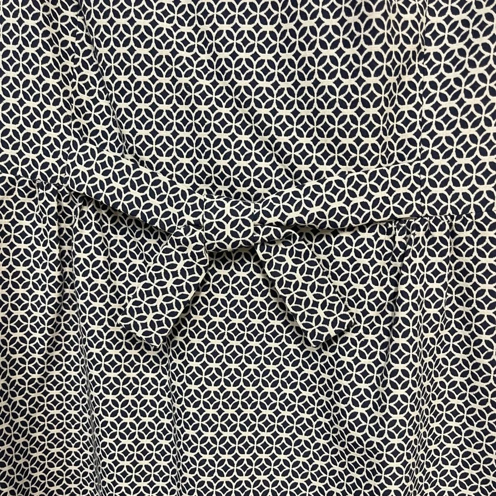 NWT Talbots Bow-Front Patterned Dress - Picture 5 of 15